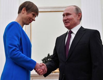 Estonia summons Russian envoy to protest Putin remarks