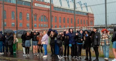 Harry Styles fans brave thunderstorms to camp outside Ibrox ahead of Glasgow gig