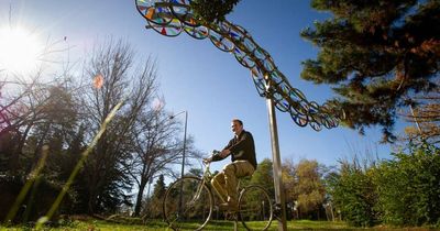 Turner's fantastic new bike sculpture is wheely good fun