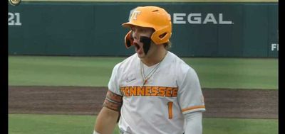 Tennessee’s Drew Gilbert had a stunned reaction to getting ejected and became an instant meme