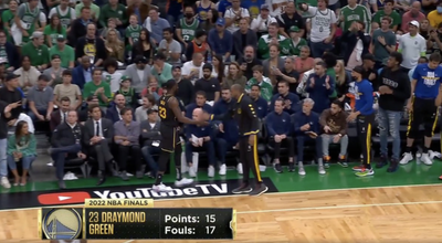 Celtics fans trolled Draymond Green with mocking standing ovation after second early Game 4 foul