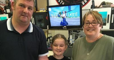 Craigneuk community rallies round brave young girl who is battling a brain tumour