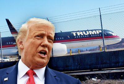 Trump's Air Force One paint plan nixed