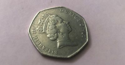 Rare 50p coin sells for £135 with thousands more in circulation