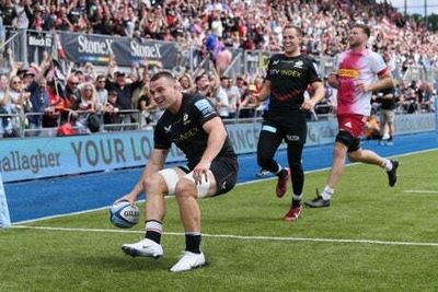 Saracens 34-17 Harlequins: Ben Earl helps lead Sarries into Premiership final in sparkling play-off