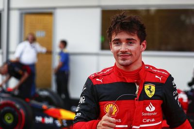 Azerbaijan GP: Leclerc storms to pole from Perez, Verstappen