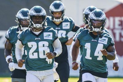 Eagles land outside the top-20 of a PFF ranking of NFL RB units for 2022