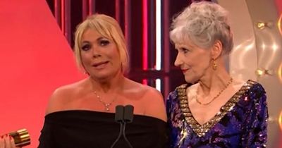 Letitia Dean wins British Soap Awards Outstanding Achievement and breaks tragic news in speech