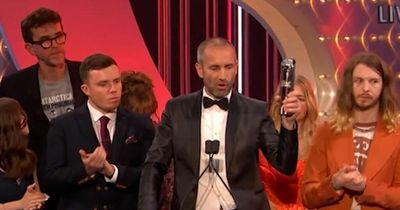 Emmerdale's British Soap Awards speech sees cast break news of soap legend Andy Devine's death