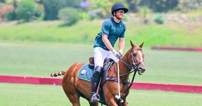 Prince Harry seen playing polo in first public outing since Jubilee appearance in UK