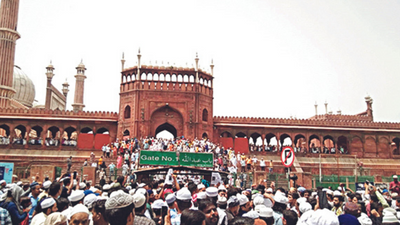 Protest at Jama Masjid: Police register case, identify five