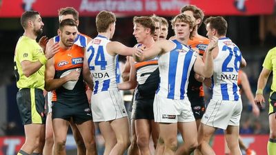 GWS Giants beat North Melbourne by 49 points as Jason Horne-Francis to face heat for hit on Josh Kelly