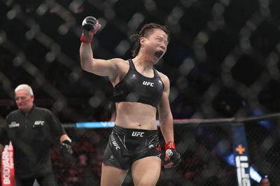 Zhang Weili def. Joanna Jedrzejczyk at UFC 275: Best photos