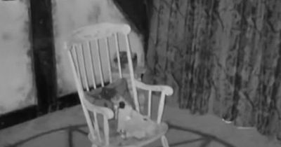 Creepy video shows rocking chair moving by itself in haunted hotel with 13 ghosts
