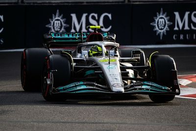 Hamilton's back was "a real mess" after aborted long run at Baku