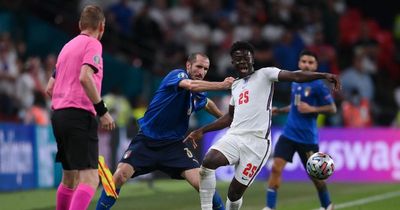 Giorgio Chiellini delivers honest verdict on infamous Euro 2020 foul on Arsenal star Bukayo Saka