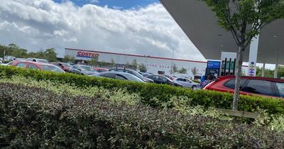 Edinburgh drivers 'trapped in Costco car park' after petrol queues cause pandemonium