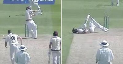 Craig Overton retires hurt after being hit on head by vicious bouncer from brother Jamie