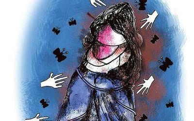Ink thrown at rape victim in Delhi