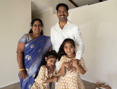 Sleeping soundly: the Nadesalingam family find peace and comfort in their Biloela home