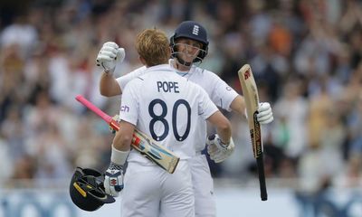 Pope and Root centuries light up England’s reply against New Zealand