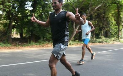 DGP Jayanth Murali runs marathon for a cause