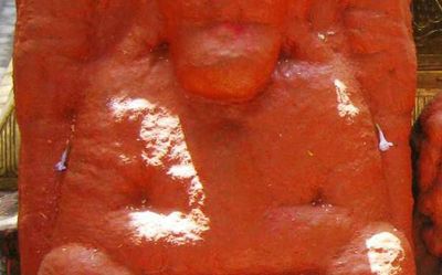 A rare sculpture of the mighty monkey god