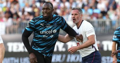 What Usain Bolt did to former Chelsea star Andriy Shevchenko during Soccer Aid 2022