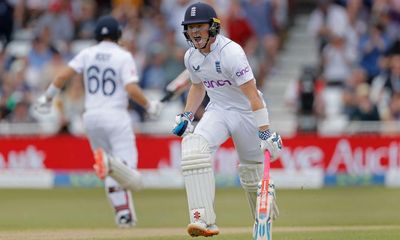 ‘This is the first time I’ve felt like a No 3,’ says Ollie Pope after crucial hundred