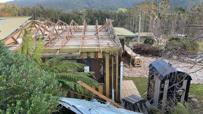 Thousands still without power in Tasmania's north-west after wild winds