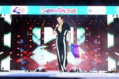 Capital Summertime Ball at Wembley Stadium review: Hit-and-miss pop carnival elevated by Harry Styles