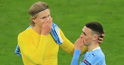 Erling Haaland makes cheeky Phil Foden dig as he discusses his new Man City teammate