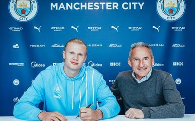 Back home: Erling Haaland completes move to Man City from Borussia Dortmund