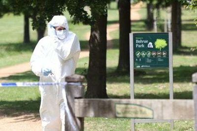 Man dies after being discovered on fire in West London park