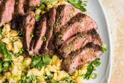 For Father’s Day, try a weeknight-easy spiced steak