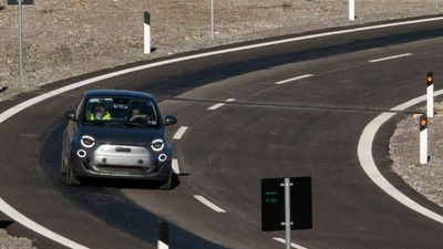 This Fiat 500 EV Is Charging Wirelessly Through The Road As It Drives