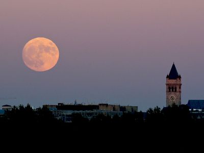 A strawberry supermoon will rise on Tuesday. Here's how to watch