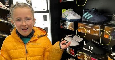 Schoolgirl, 9, blasts 'sexist' Sports Direct over its labelling of football boots