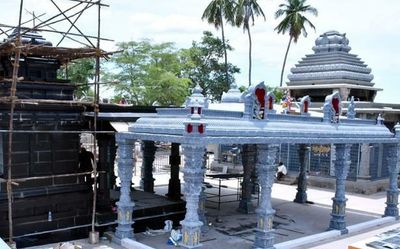 Annapoorna Devi idol installed at Srisailam temple