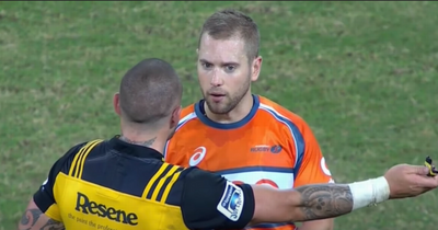 All Blacks star corrects referee's decision as 2million viewers left in stitches