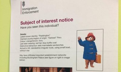Paddington, go home: Home Office staff pin up faked deportation notices