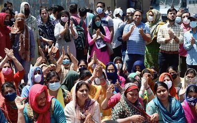 A month after Rahul Bhat’s killing, over 5,400 Pandit employees refuse to join duty in Valley