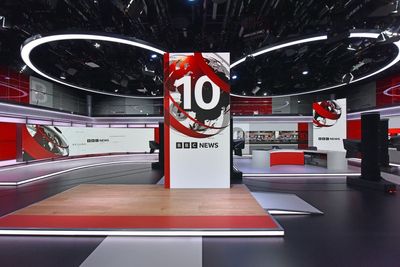 BBC News unveils refurbished London studio with curved catwalk