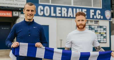 Coleraine make their second signing of the summer with capture of Larne forward Lee Lynch