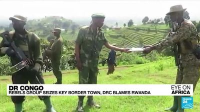DR Congo: M23 rebel group seizes key border town, DRC blames Rwanda