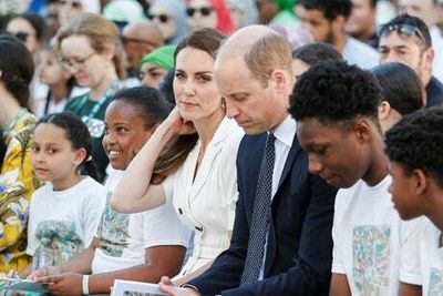 Duke and Duchess of Cambridge meet with mourners at Grenfell Tower