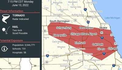 EF-0 tornado hit Roselle, supercell thunderstorm ripped through Chicago with 90 mph gusts