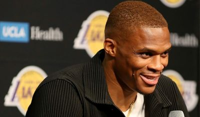 Russell Westbrook funds new basketball court at OKC high school