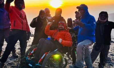 Man left paralysed by Manchester Arena bomb conquers Mount Kilimanjaro