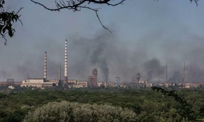 Fears grow for Sievierodonetsk civilians as plant struck and bridges destroyed